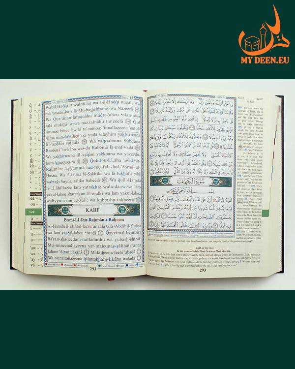 Tajweed Quran With English Translation & Transliteration