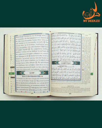 Tajweed Quran With English Translation & Transliteration