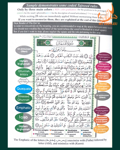 Tajweed Quran: English Translation & Transliteration (Pocket Size)