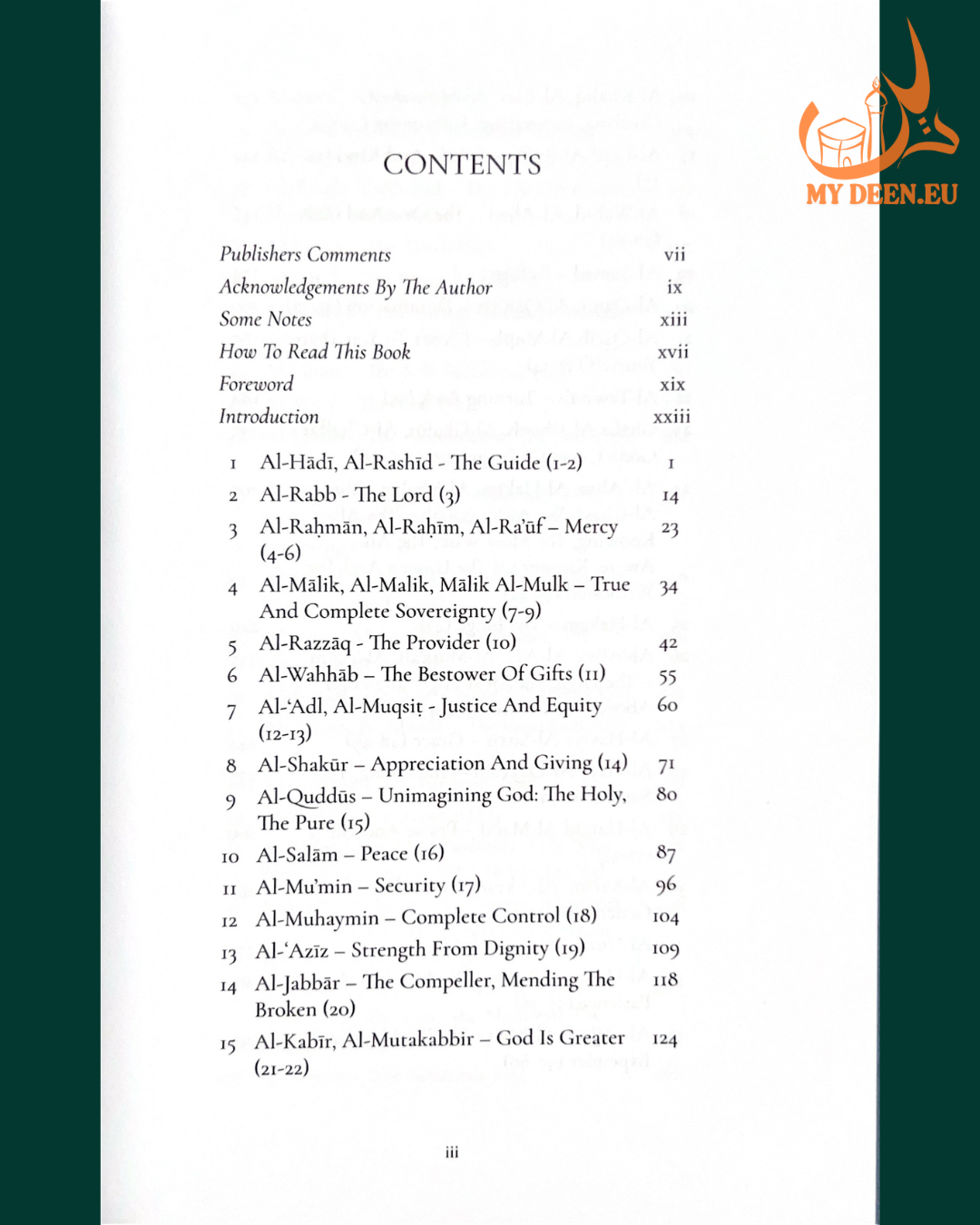 Reflecting on the Names of Allah | Islamic Book on Asma’ul Husna, Faith & Spiritual Growth