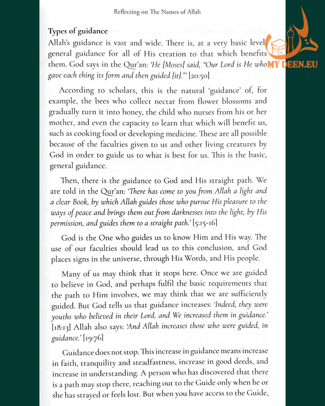 Reflecting on the Names of Allah | Islamic Book on Asma’ul Husna, Faith & Spiritual Growth