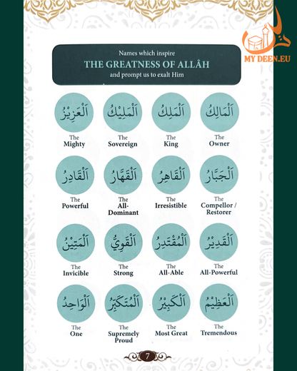99 Names Of Allah (Black with Gold trim) HB