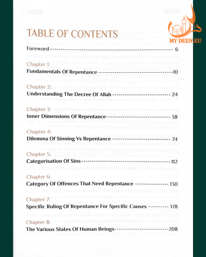 Tawbah: Turning to Allah in Repentance | Islamic Book on Forgiveness & Spiritual Growth