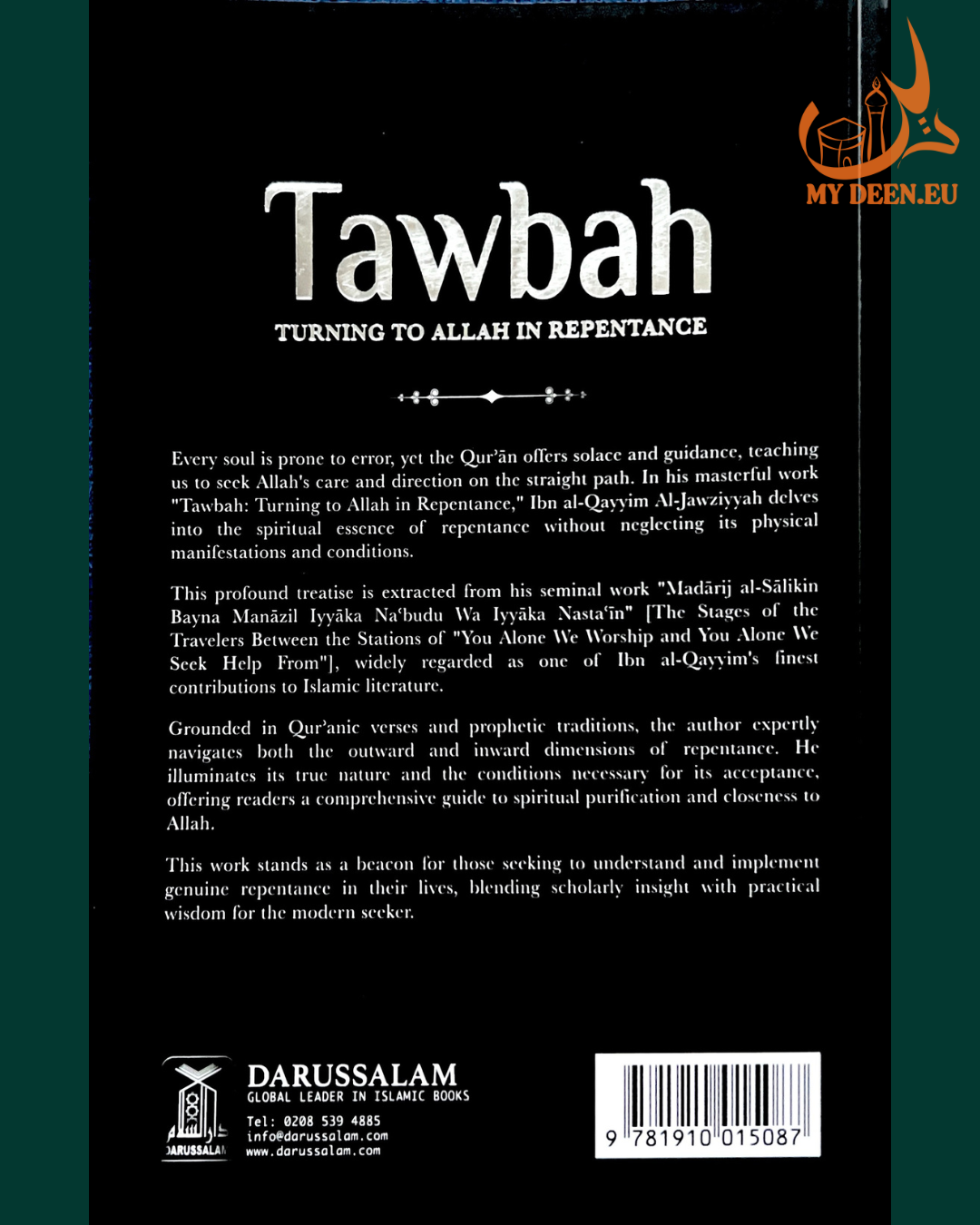 Tawbah: Turning to Allah in Repentance | Islamic Book on Forgiveness & Spiritual Growth