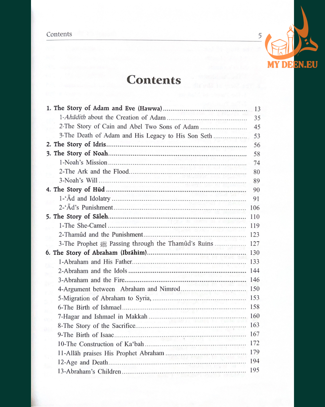 Stories of the Prophets Darussalam