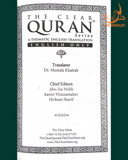The Clear Quran | English Only