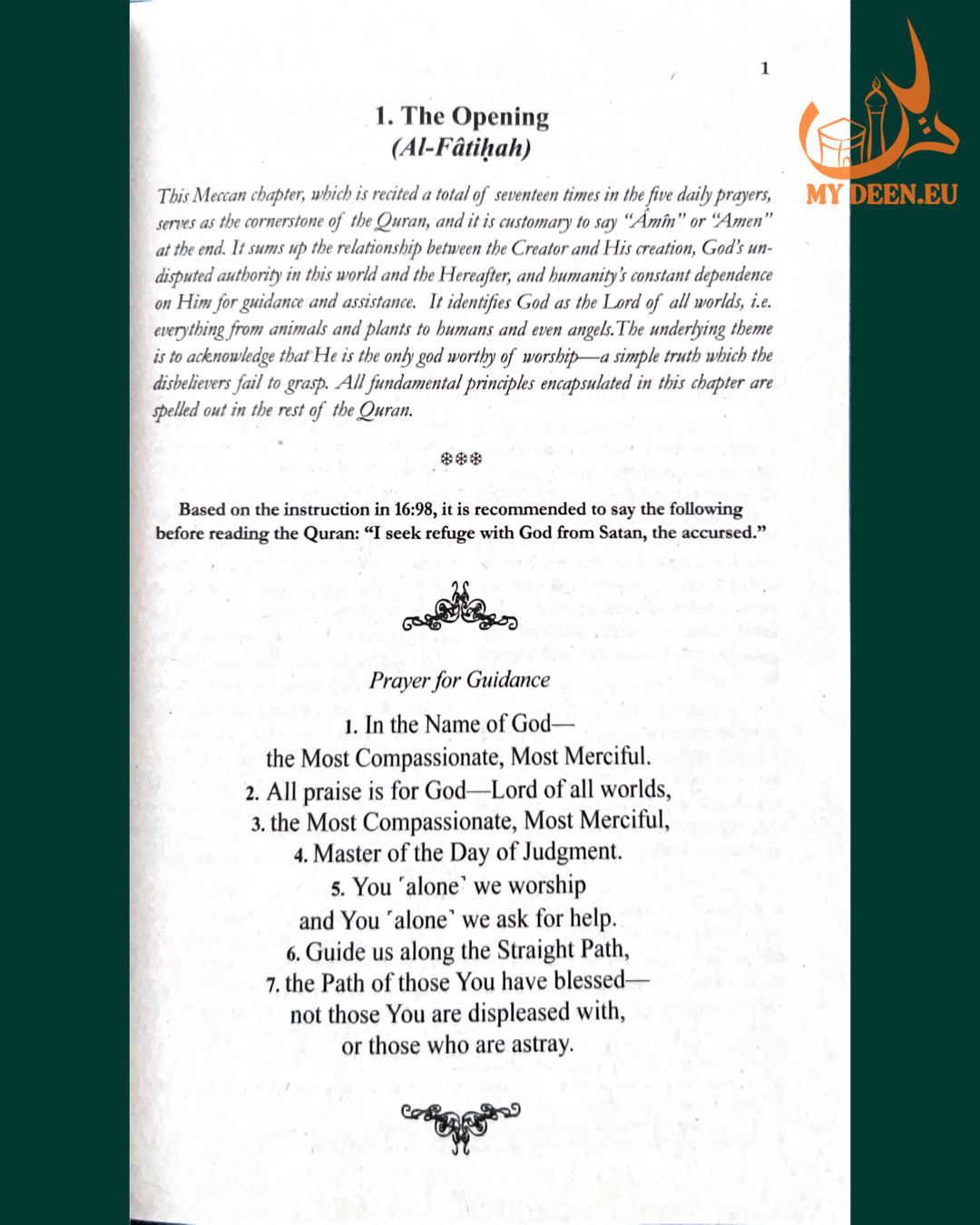 Clear Quran Eng Only P/s Military