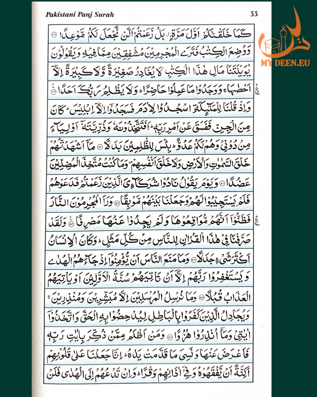 Pakistani Panj Surah: English Translation & Transliteration