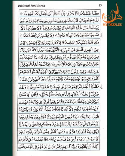 Pakistani Panj Surah: English Translation & Transliteration