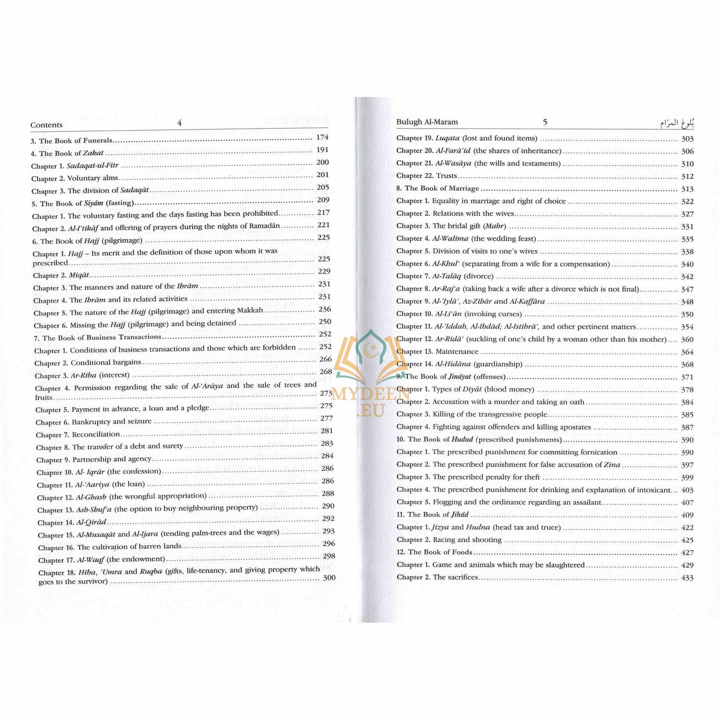 Bulugh Al Maram: Attainment of the Objective